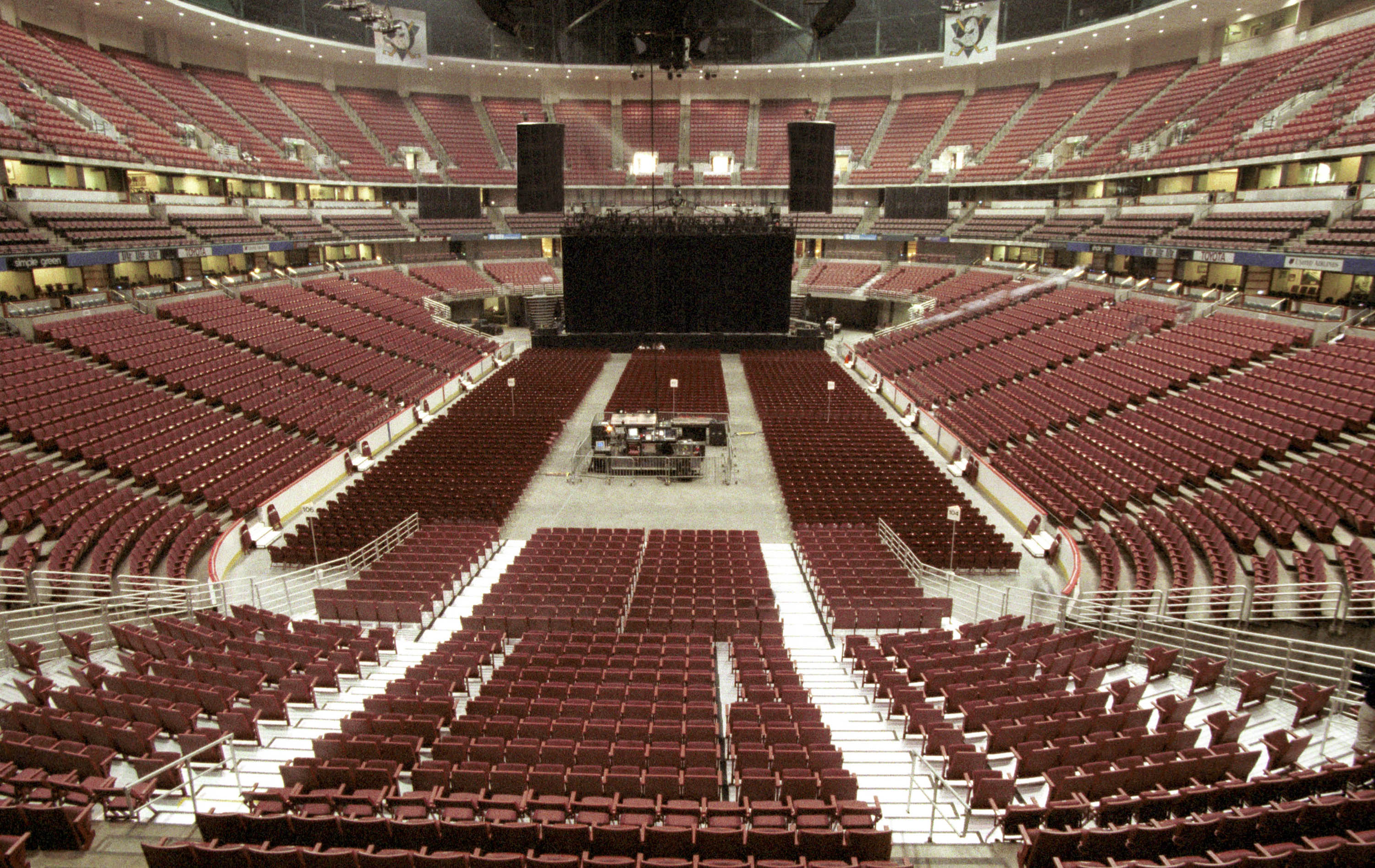 Honda center concert seating view #3