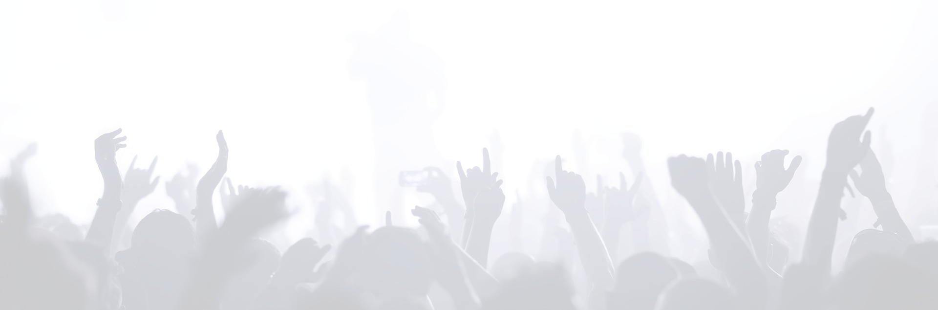 silhouettes of hands in a crowd